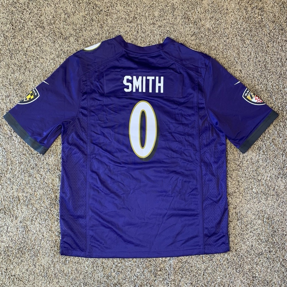 Nike Baltimore Ravens Jersey Mens XL NFL On Field Roquan Smith #0 Blank Front